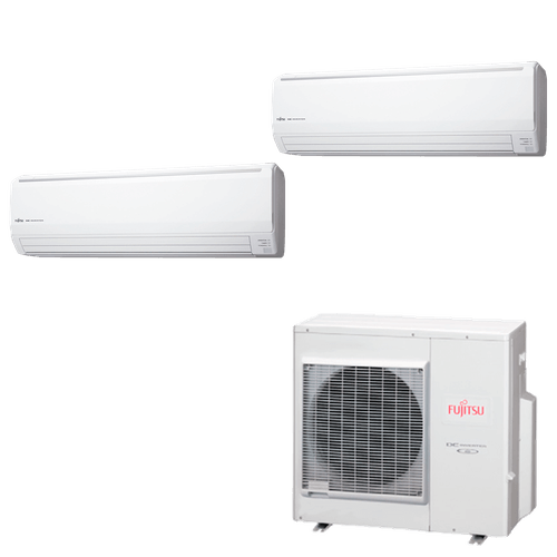 Ar Condicionado Multi Split Inverter Fujitsu 35.000 BTUs (2x Evap HW 24.000) Quente/Frio 220V Ar Condicionado Multi Split Inverter Fujitsu 35.000 BTUs (2x Evap HW 24.000) Quente/Frio 220V