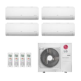 Ar Condicionado Multisplit Quad 51000 Btu(3x9000+24000) Quente/frio - Inverter - LG - 220v - Amnw09gsja0 Amnw24gska0 / A4uw30gfa2