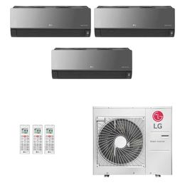Ar Condicionado Multisplit Tri 42000 Btu(2x9000+24000) Quente/frio - Inverter - LG - 220v - Amnw09gsjr0 Amnw24gskr0 / A5uw36gfa2