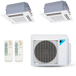 Ar Condicionado Multisplit Bi 18000 Btu(2x9000) Quente/frio - Inverter - Daikin - 220v - Ffq25kvl Byfq60b3w1 / 2mxs18pmvm