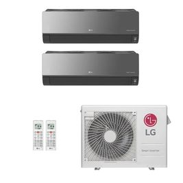 Ar Condicionado Multisplit Bi 27000 Btu(9000+18000) Quente/frio - Inverter - LG - 220v - Amnw09gsjr0 Amnw18gskr0 / A3uw24gfa3