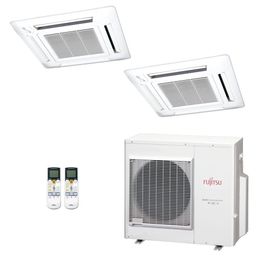 Ar Condicionado Multisplit Bi 36000 Btu(2x18000) Quente/frio - Inverter - Fujitsu - 220v - Aubg18lvla / Aobg36lbta4