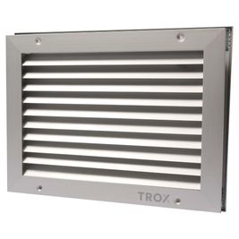 AGS-T - GRELHA INDEVASSÁVEL COM CONTRA MOLDURA - ANODIZADO 125x125mm
