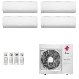 Ar Condicionado Multisplit Quad 51000 Btu(3x9000+24000) Quente/frio - Inverter - LG - 220v - Amnw09gsja0 Amnw24gska0 / A5uw48gfa1