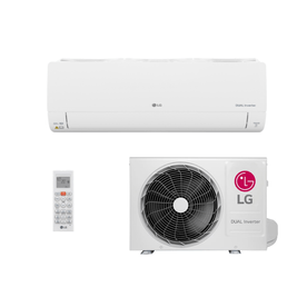 Ar-Condicionado Split HW LG Dual Inverter Voice UV Nano 12.000 BTUs Quente/Frio 220V, com controle e caixa condensadora da marca LG