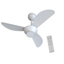 Ventilador de Teto Ventisol Mistral Branco Bivolt Com Controle Remoto e LED